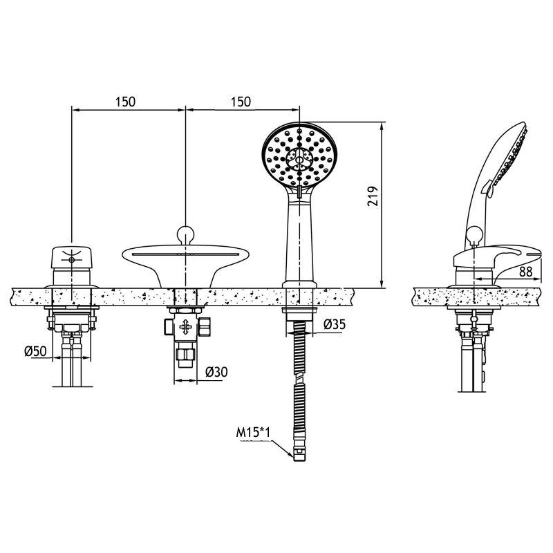 7d8hu0mow1dtsq9ql75em3g8wg4p91xq.jpg Смеситель на борт ванны Bravat Niagara на три отверстия, керамический картридж, хром (