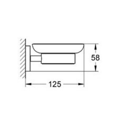 aqiuzdw9s2a8n0o7bh9wfxpf2jz34gbm.jpeg Мыльница Grohe Essentials стекло, хром ()