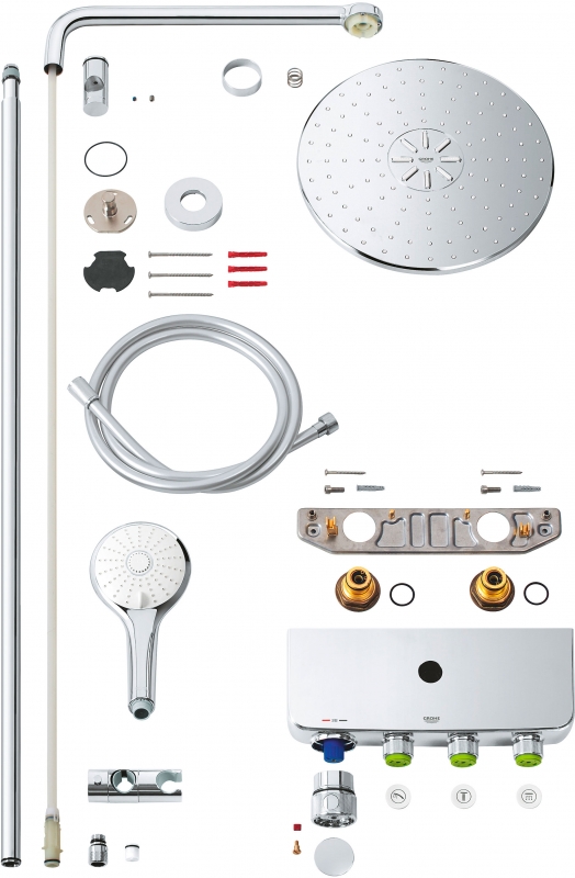 c2a74f1e442af7cadc4bdad51f3b53ba.jpeg Душевая колонна Grohe SmartControl с термостатом Хром