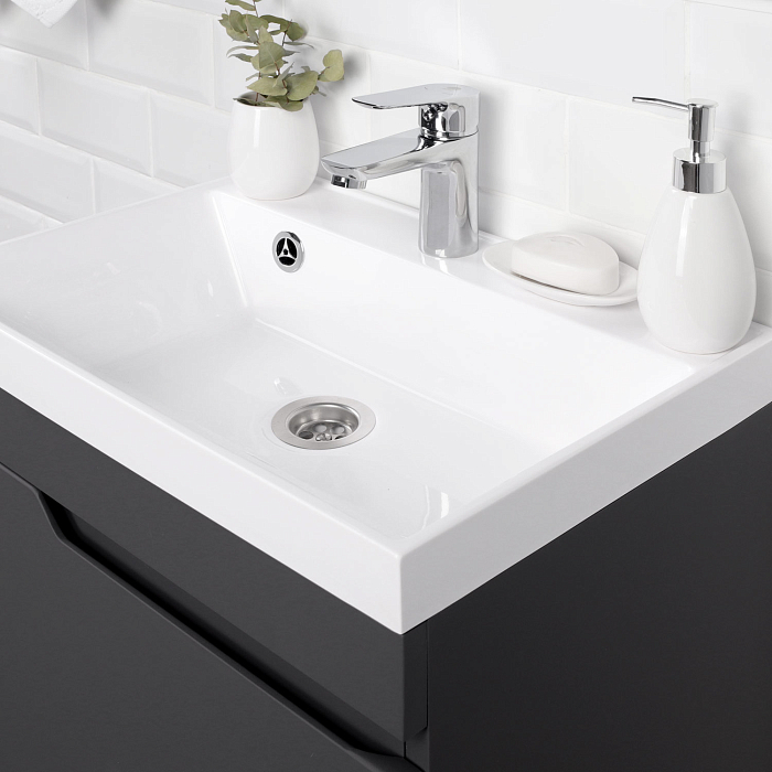 29dmcpjxsfggfzxu9kr439wffd92db9i.jpeg Комплект тумба Итана Alexa 50 493х343х570 подвесная, с раковиной Clarissa 50, левый, графит CS000