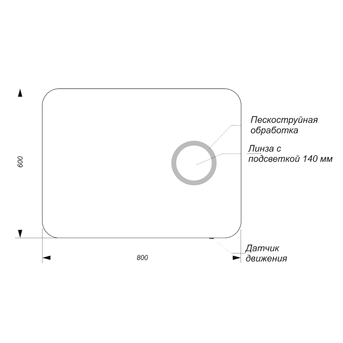 29osvjlgd6rdv29svm14kcvem3vquvxh.png Зеркало Sanita Luxe Infinity, 80*60, с подсветкой, с подогревом, с сенсорным выключателем,с датчиком