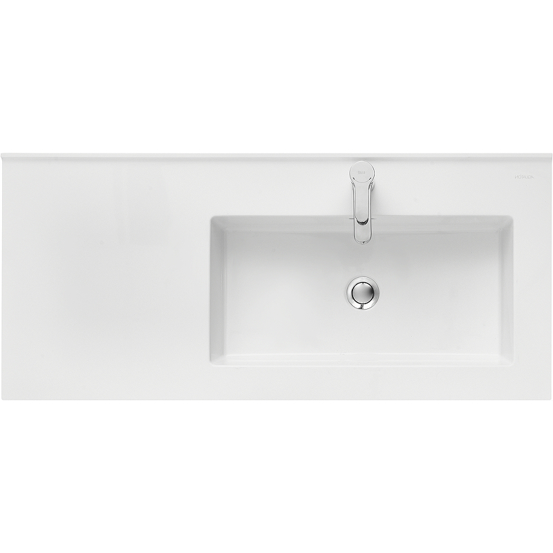 349a217201ddcd15d9777f26276c8fd0.jpg Раковина Aquaton Квадро Про 100 R, правая, белая