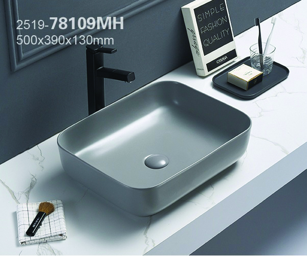 3aac0b892e9c49c60def20252aed29d7.jpeg Раковина Azario накладная 500х390х130 цвет светло-серый матовый