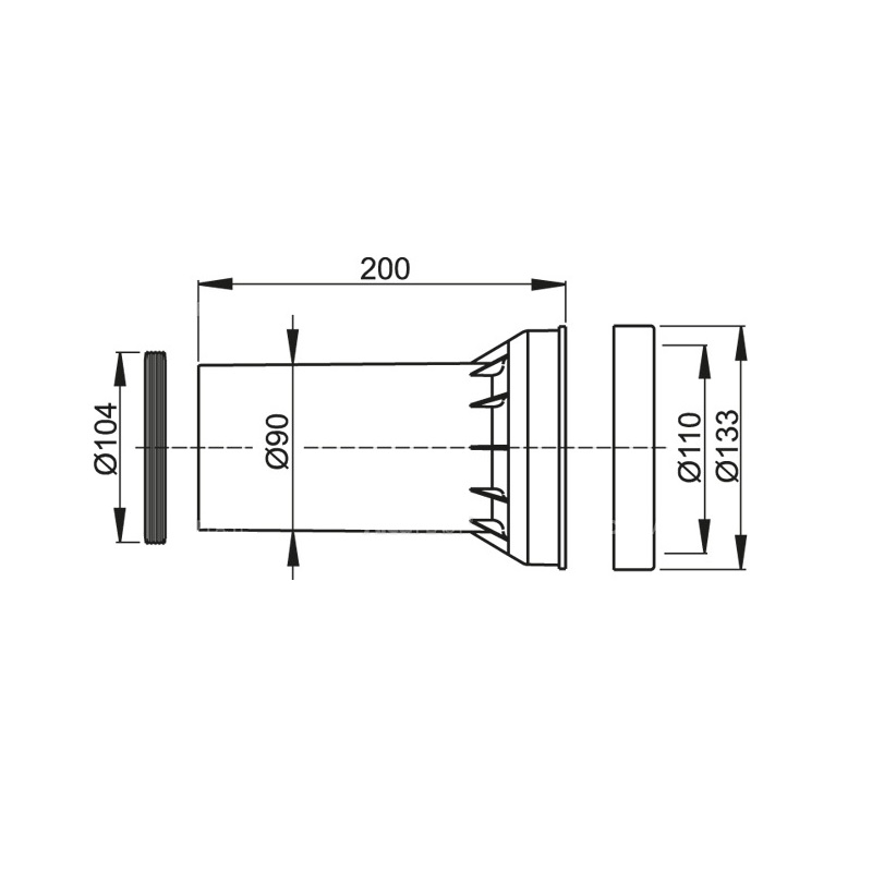 3e4198b5ef7bd253eda07bb85bc5c81f_1e06ccbf.jpeg Прокладка + патрубок + уплотнение патрубка Alcadrain