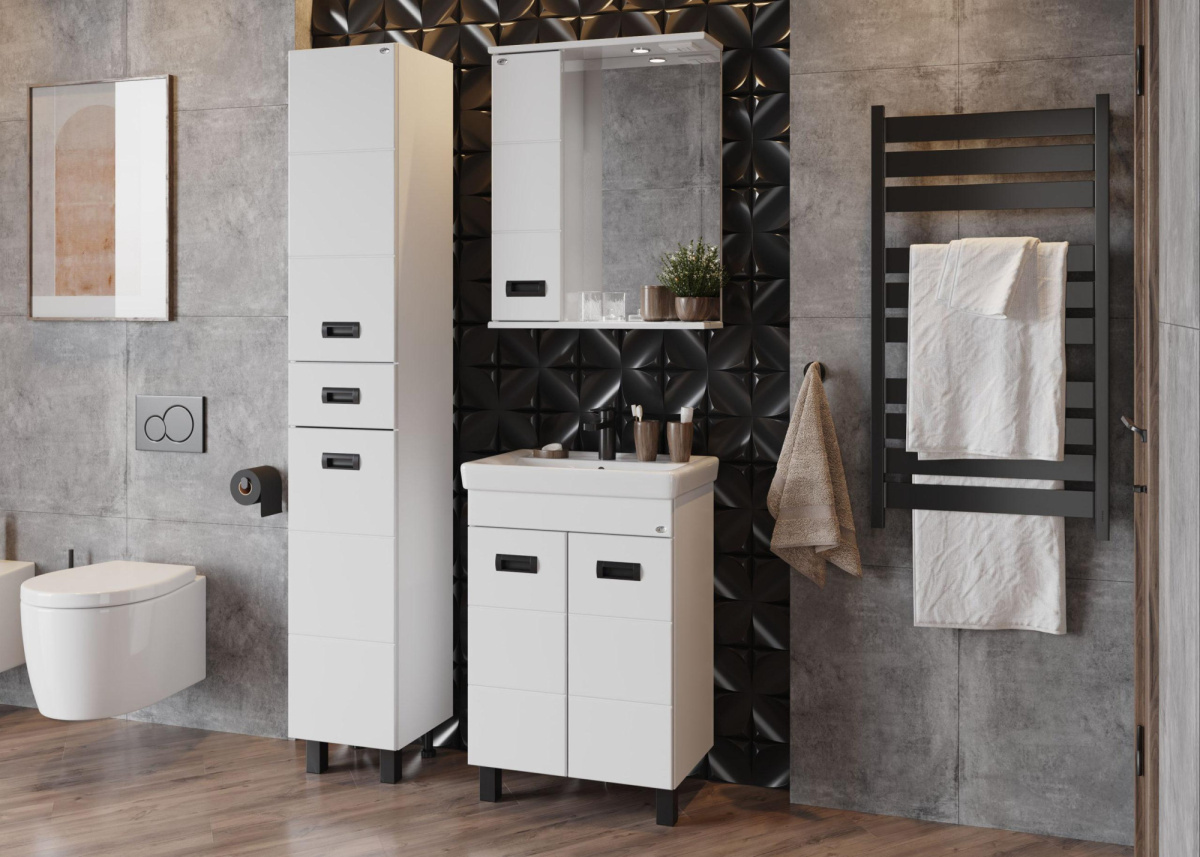 417xcibp3uykv54zb8jznlcyp11a6gjn.jpeg Зеркало-шкаф Onika Балтика Black 58.01 LED-светильник, левосторонний, белый