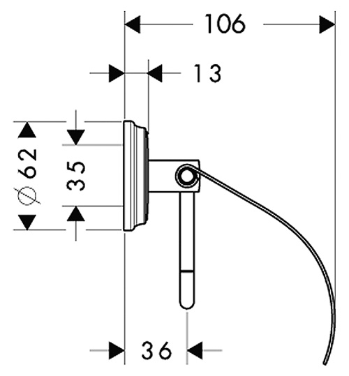 55a981681106e132bf27c416fd97258e.jpeg Держатель туалетной бумаги Hansgrohe Logis Classic с крышкой, хром