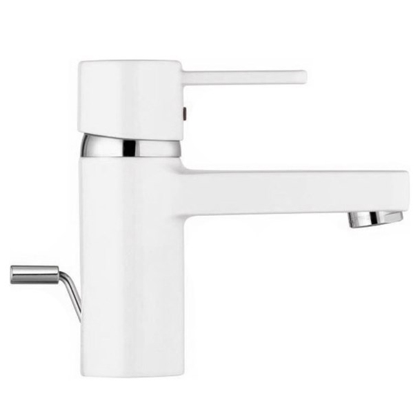 5xbi3s5evmymk7k5kbv8hdto92jb5tl8.jpg Смеситель для раковины Kludi Zenta XL с донным клапаном, керамический картридж, белый хром