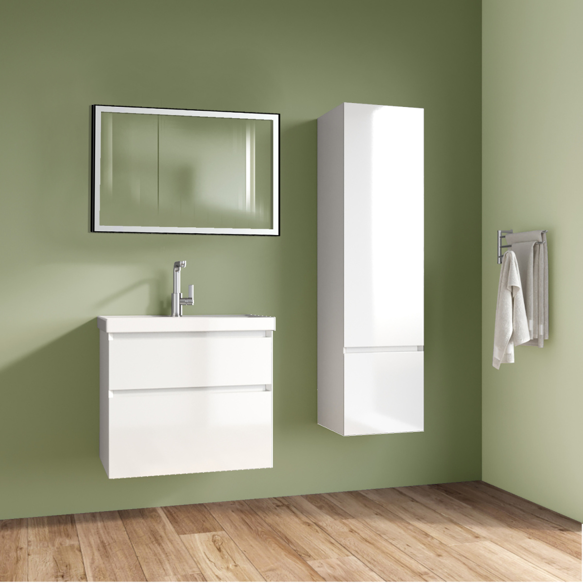 5xjto39on0i4n0icjm7ggnn3bhpxhb8f.jpg Комплект тумба Azario Velluto 100 1000х450х660 подвесная, с раковиной Slim 100, белый матовый