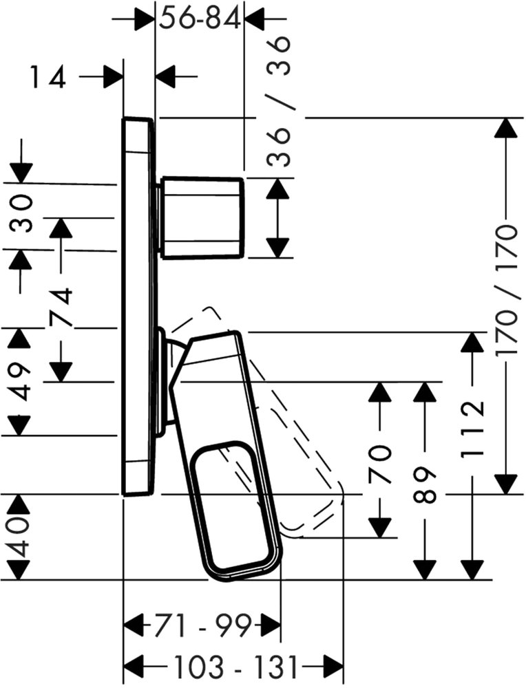 7a9141e395b1815b89bd5e7b6ab28e14.jpeg Смеситель AXOR Urquiola для ванны, однорычажный, скрытого монтажа, хром