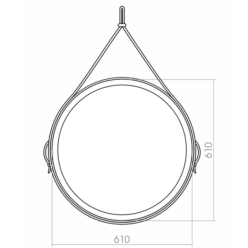 8736aaabfac53fba2f9b88807ad67e0e.jpeg Зеркало AZARIO Капитан D610 c подсветкой и диммером, бесконтактный сенсор, коричн кожа