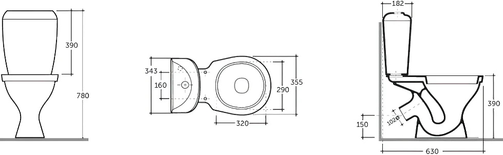 8cd4b0308a2668e51530fe2d849c10db.jpeg Унитаз - компакт КЕРАМИН Симпл Алкапласт 355х630х780 напольный, мягкое сиденье в комплекте, белый
