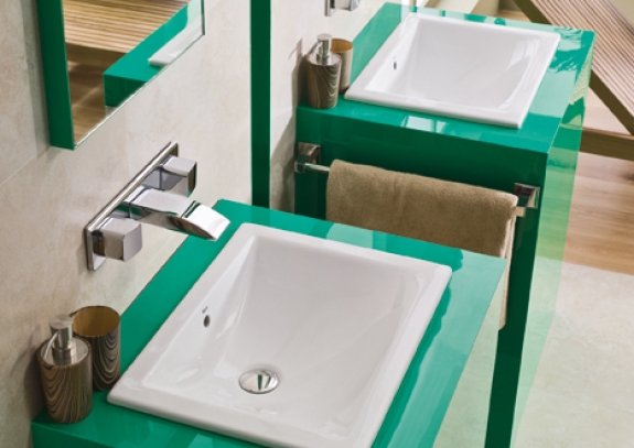 961730e4702f52096956127508616340.jpeg Раковина Roca DIVERTA 550х425х170 мм., встраиваемая, белая