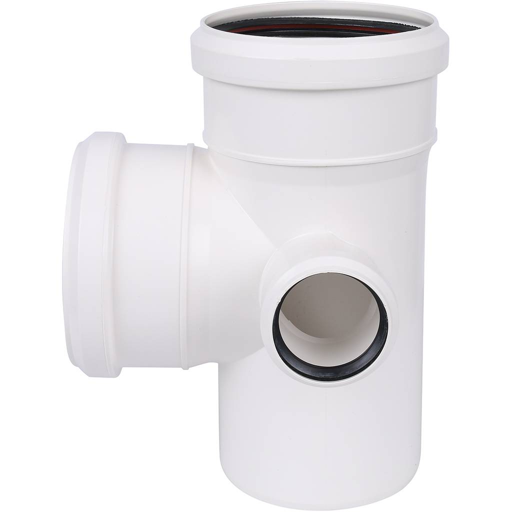 RG008M1D6O13RC_01.jpg Крестовина 87° 110-110-110-50, Sinikon COMFORT PLUS, раструб-труба, белый, двухплоскостная, правая