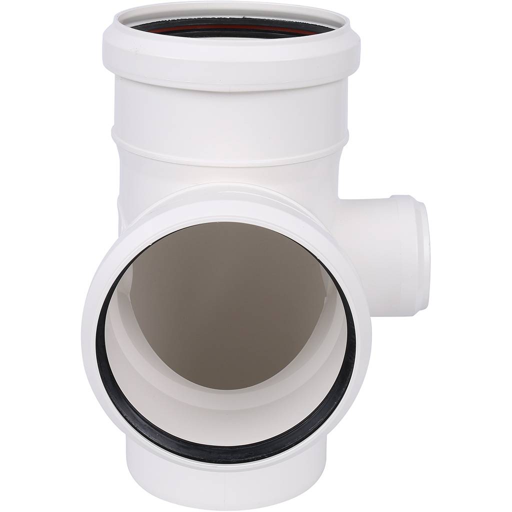 RG008M1D6O13RC_02.jpg Крестовина 87° 110-110-110-50, Sinikon COMFORT PLUS, раструб-труба, белый, двухплоскостная, правая