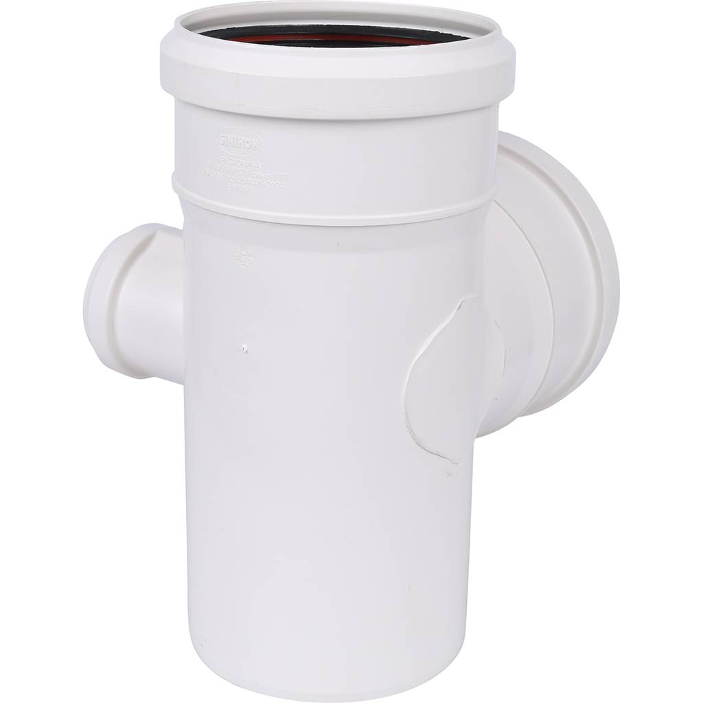 RG008M1D6O13RC_03.jpg Крестовина 87° 110-110-110-50, Sinikon COMFORT PLUS, раструб-труба, белый, двухплоскостная, правая