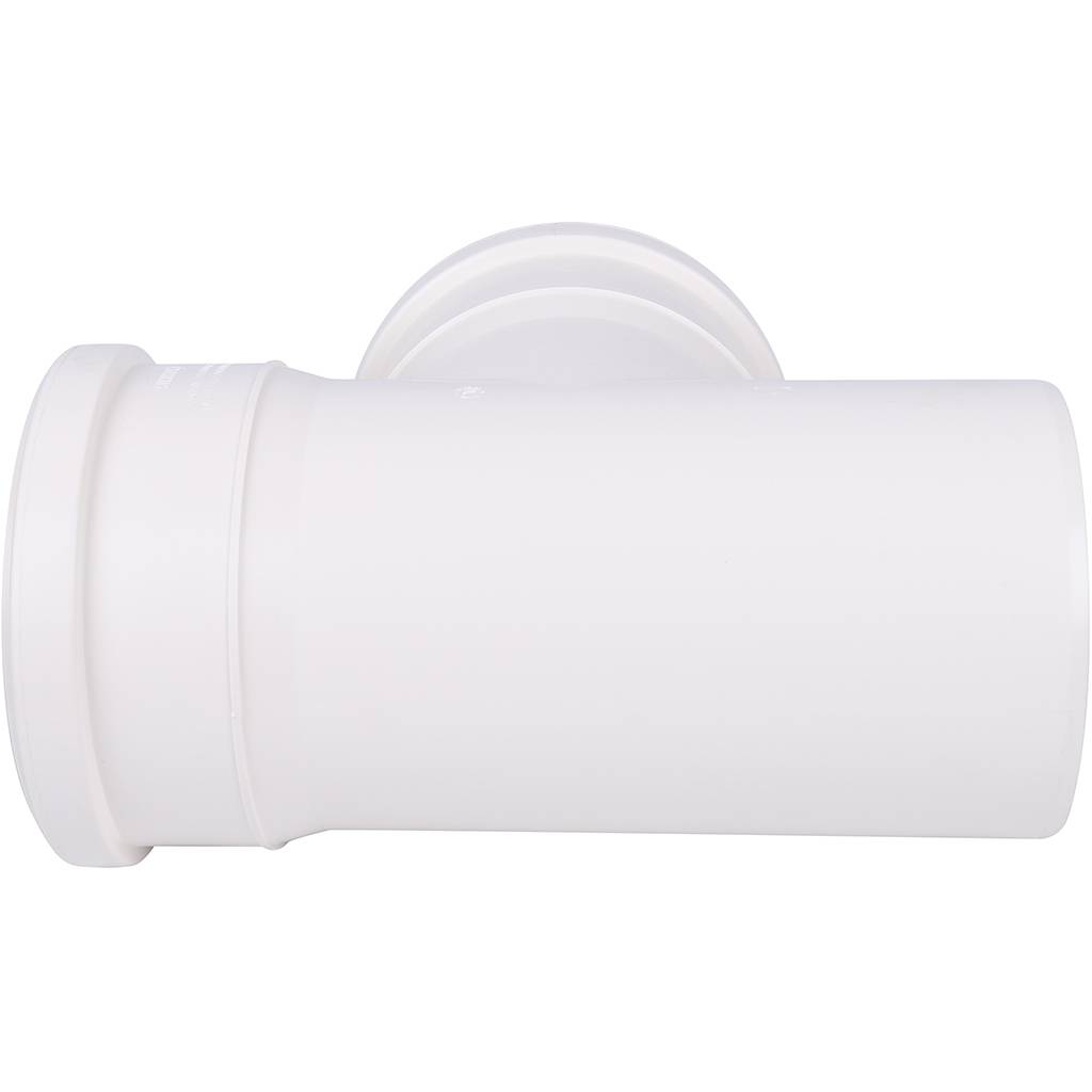 RG008M1D6Q81ME_04.jpg Тройник 87° 110-110-110, Sinikon COMFORT PLUS, раструб-труба, белый