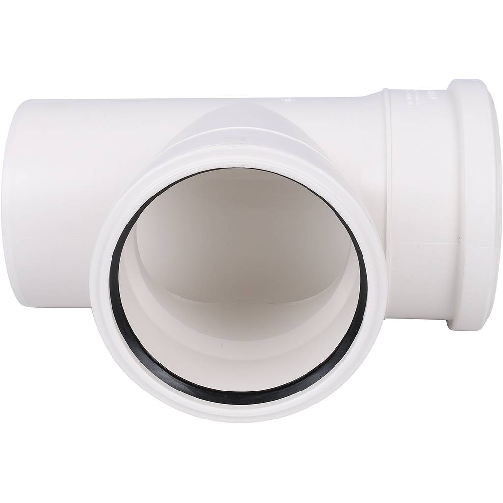 RG008M1D6Q81ME_05.jpg Тройник 87° 110-110-110, Sinikon COMFORT PLUS, раструб-труба, белый