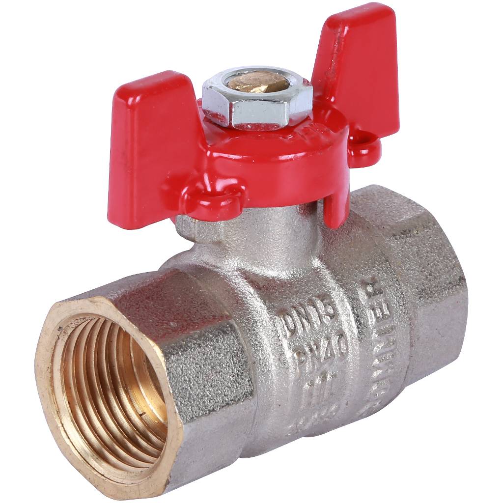 RG008UB5B8F1VN_01.jpg ROMMER Шаровой кран 1/2 ВН/ВН, ручка бабочка