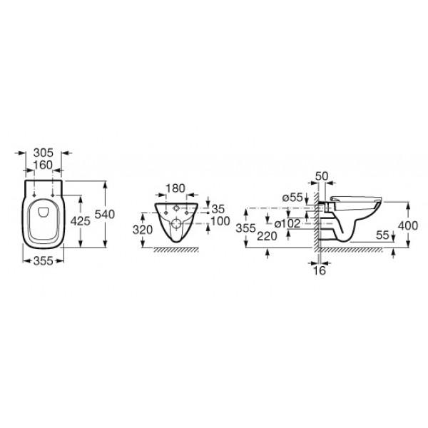 ab60510b9d340383a4a3796461061305.jpeg Унитаз подвесной Roca Debba