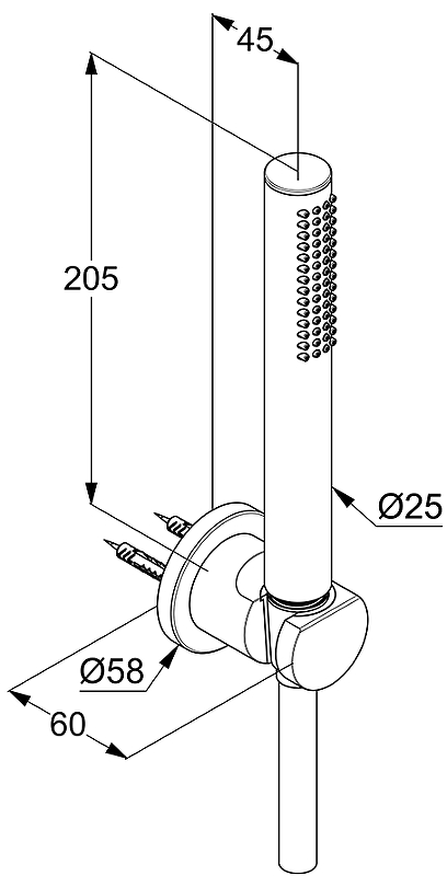 cbc28b890a9c5a3b9ecf3558543cf9bc.jpeg Душевой гарнитур для ванны KLUDI NOVA FONTE Puristic 1S, черный матовый