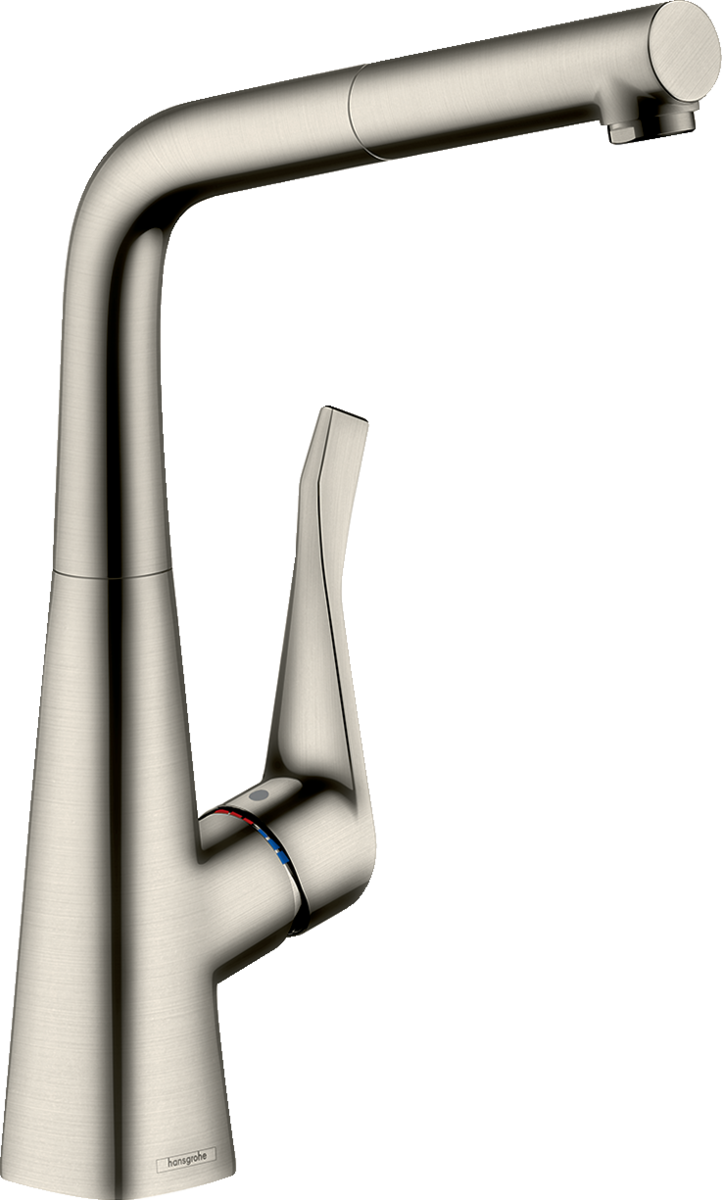 cieuuoqeobn7n8e3axshj3mbhpiwgs7m_22627788-1.png Кухонный смеситель Metris 320, однорычажный, с вытяжным изливом, под сталь