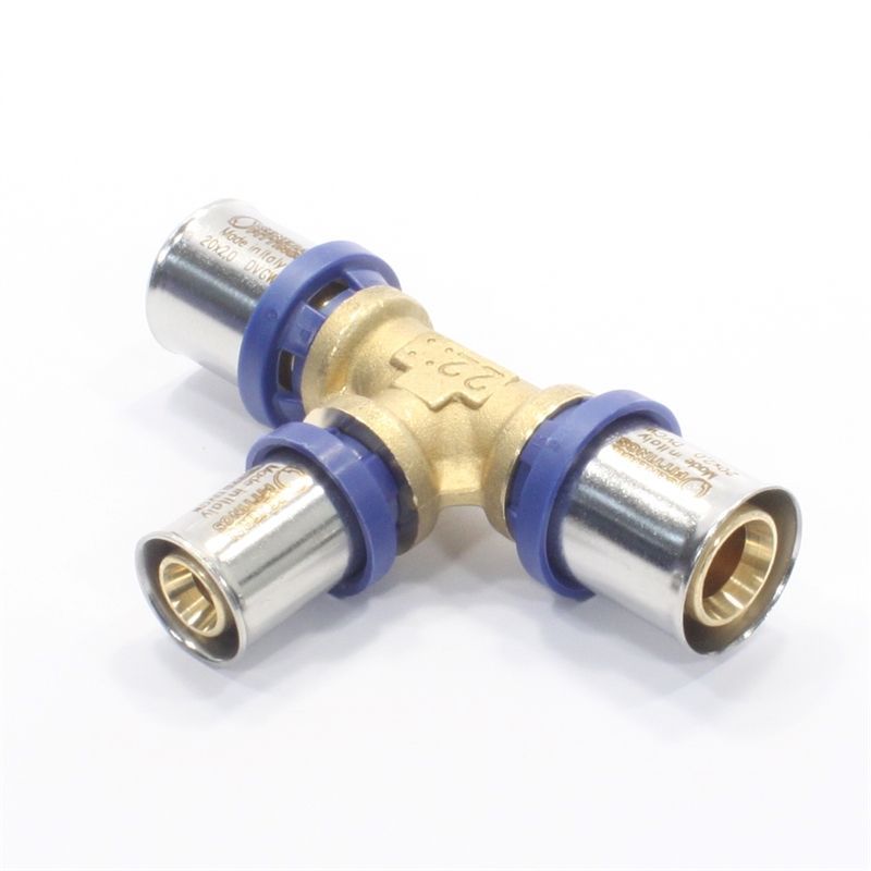 d18292b1_cc3e_11ec_978c_9418826f4454_2fa6810f_f946_11ec_978c_9418826f4454.jpg Тройник 20-16-20, General Fittings 5T00, 13, пресс-пресс, латунь