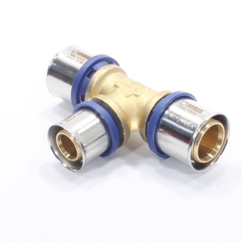 d18292ba_cc3e_11ec_978c_9418826f4454_58cca1f3_fec6_11ec_9790_9418826f4454.jpg Тройник 32-26-32, General Fittings 5T00, 13, пресс-пресс, латунь