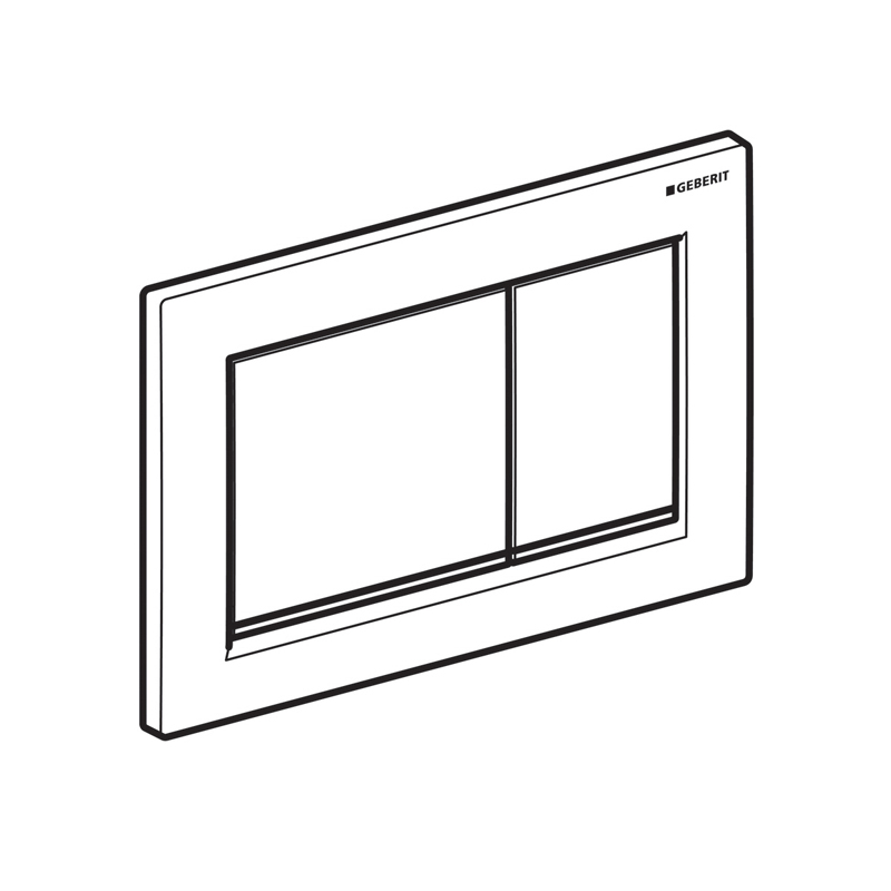 d8b58addb26ab752af619c95b936b8c3.jpeg Кнопка смыва Geberit Omega 30, двойной смыв, матовый хром