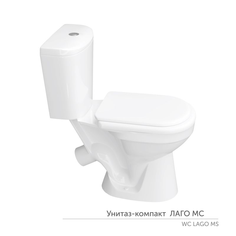eppnmle50kowbc2tnfqqlvnuzvn2tqk1.jpg Унитаз-компакт Керамин Лаго МС Инкоэр с мягким сиденьем, с двухрежимной спускной арматурой, белый