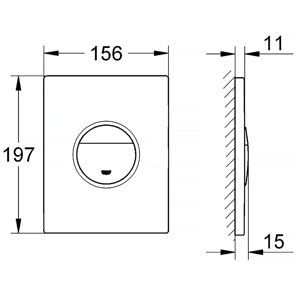 eu2bowpv0kpj0x0st7rjedg0j6yj6uyk.jpg Инсталляционная система для подвесного унитаза Grohe Solido 1,13 м + панель смыва Grohe Sail 2 объе