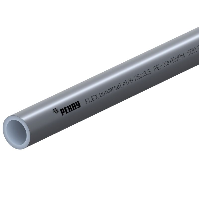 f0a697a3_a776_11ed_8dae_dae6d0a6f50a_dabd5df7_1a3e_11ee_8db1_04421acac403.jpg Труба из сшитого полиэтилена Rehau Flex DN25 x 3,5 PN10 (бухта 50м в нарезку) PE-Xa / EVOH, серебрис