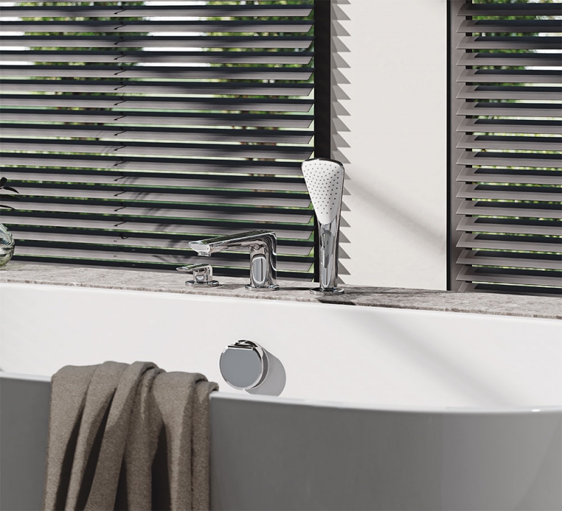 f180b199a1050f13a21c101bcc249f7b.jpeg Смеситель однорычажный на борт ванны KLUDI AMEO на 3 отверстия, хром