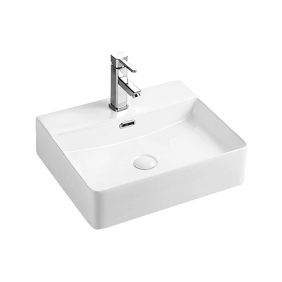 g3i0de33na042c5ie4qbyyks8jcbs8ns.jpg Раковина накладная Azario 500х420х120 прямоугольная, матовый белый