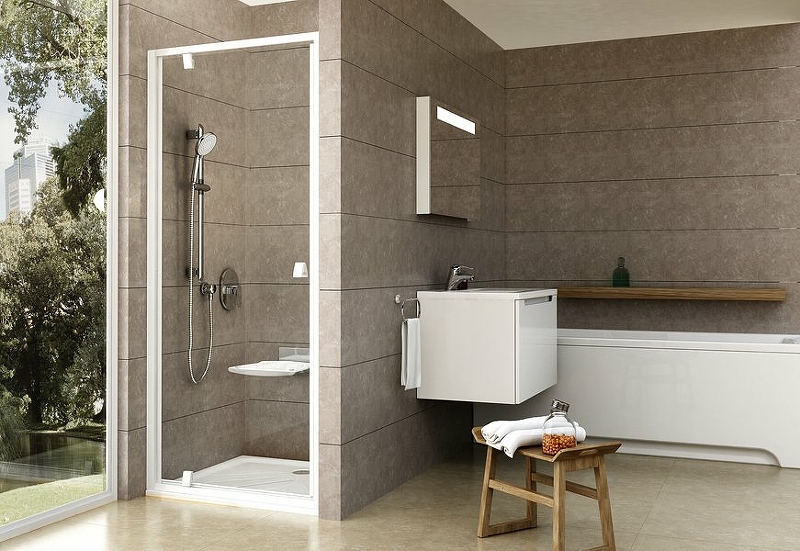 g7jr2a22bkm4guem9luusfruhbg5m27c_42474341.jpg Душевая дверь Ravak Pivot PDOP1-90 распашная, стекло Transparent профиль Белый, ручка Белая 03G7010