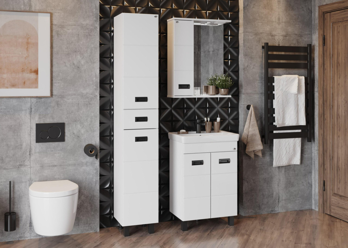 isjcjc4pvabmgmztsqg99k272qkqmxk4.jpeg Зеркало-шкаф Onika Балтика Black 58.01 LED-светильник, левосторонний, белый