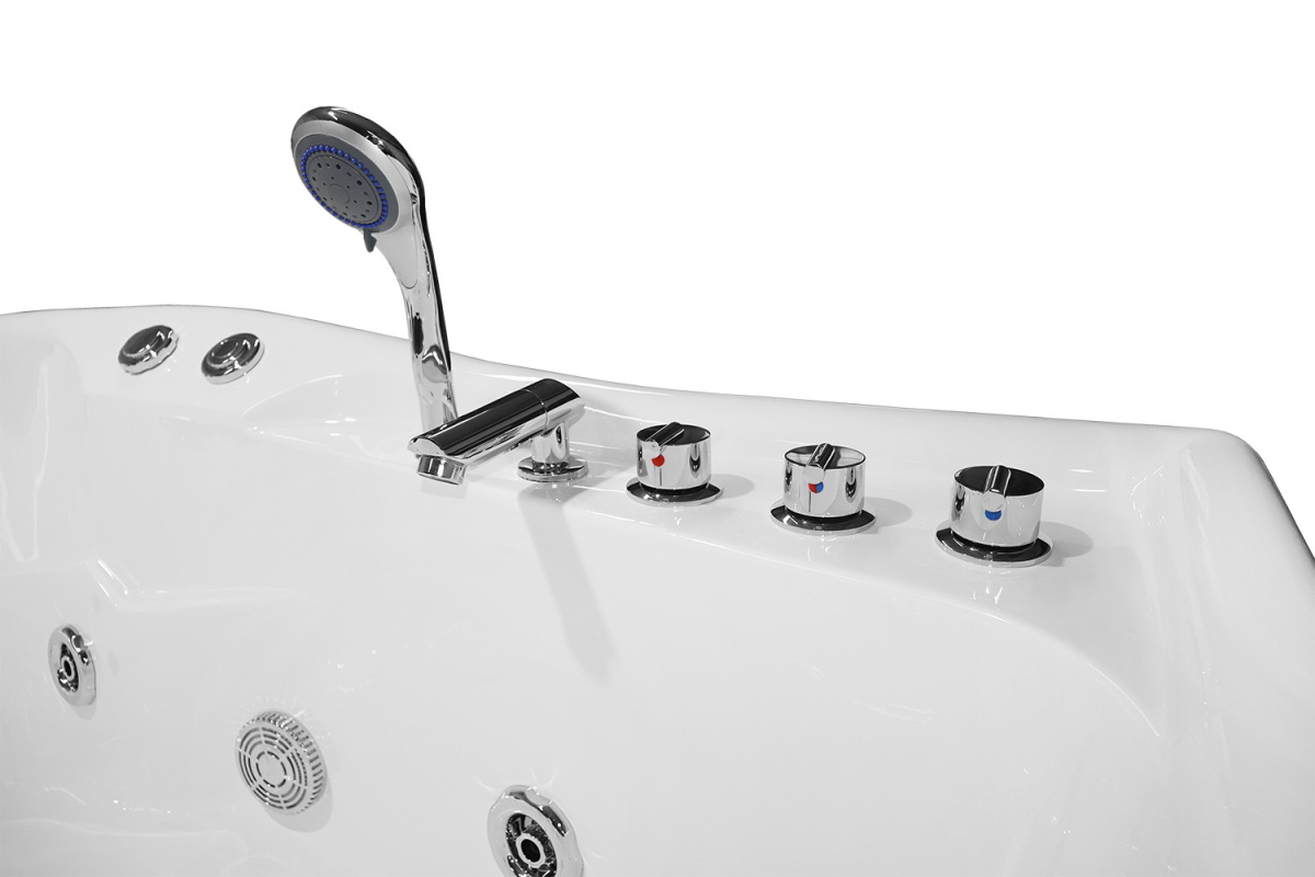 iu2nry78baxfzdefjk9tgmq4uzyh2sp6.jpg Ванна акриловая Loranto 1200х1700х650 с гидромассажем, левосторонняя, для двух персон