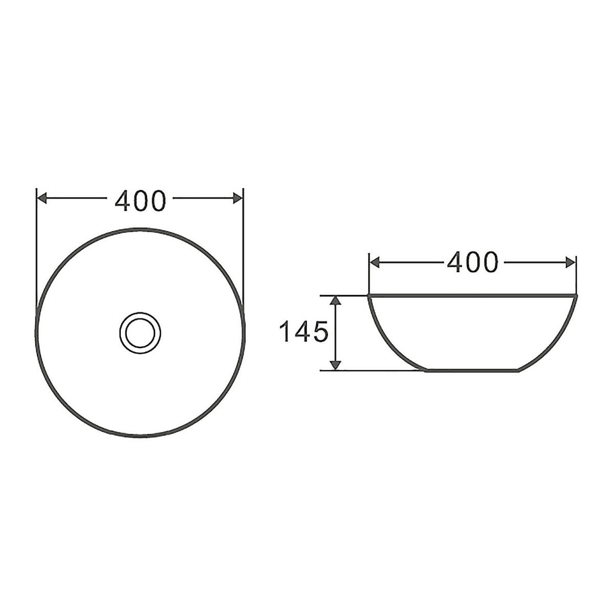 jdqkpzxfnm5ekee1t5c8htrvlaj18bxr.jpg Раковина-чаша Azario 400х400х210 накладная, круглая, белый матовый
