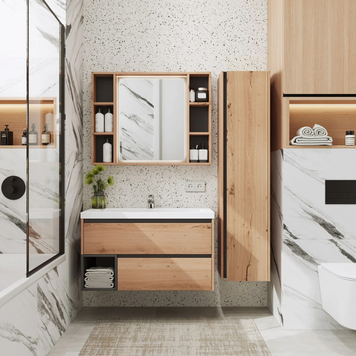 r1r42idq02idwu89itq56xuokr6hmm51.jpg Крмплект тумба Итана Amelia 90 902х480х490 подвесная, с раковиной Alisa 90 Дуб Эвок Прибрежный