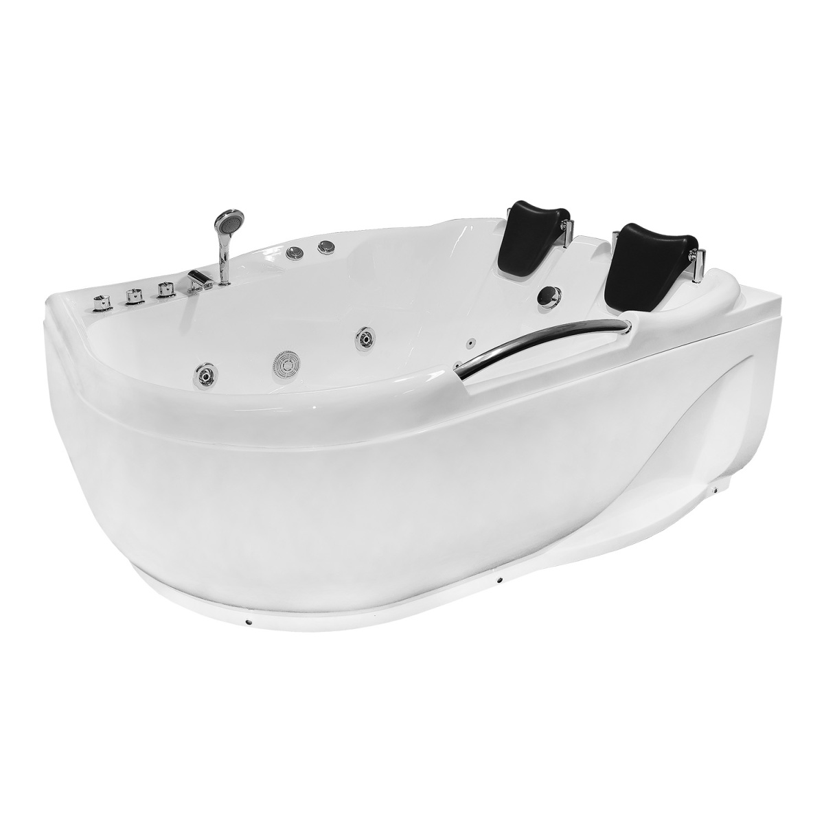tk4ifar85ic9cxal0pb5i9auvjh9kl7n.jpg Ванна акриловая Loranto 1200х1700х650 с гидромассажем, правосторонняя, для двух персон
