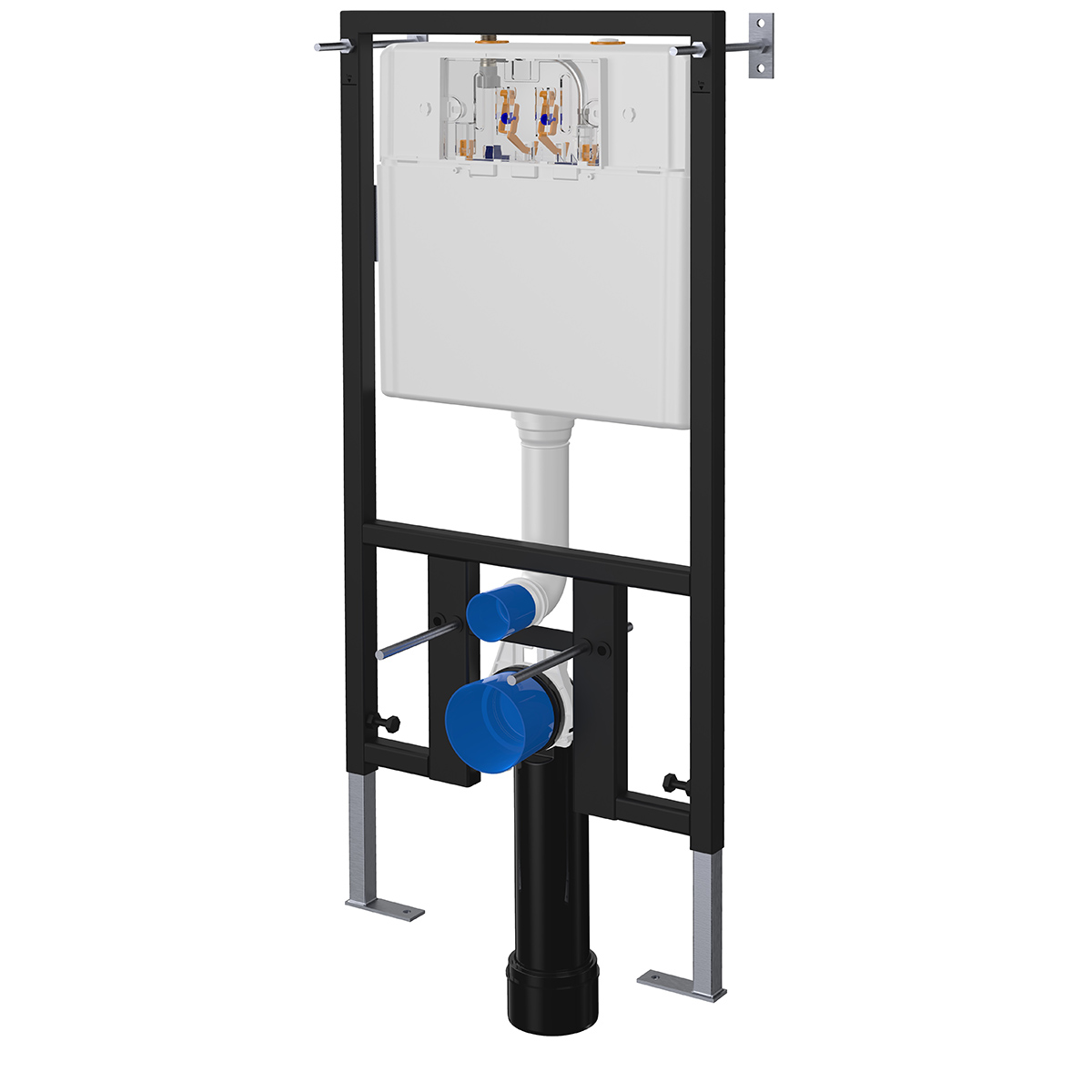 xxlvpjarj4p3yahd4oq7i4pqde5a5ovw.jpg Инсталляция Loranto для подвесного унитаза с металлической рамой, двойной системой слива 3/6 литров