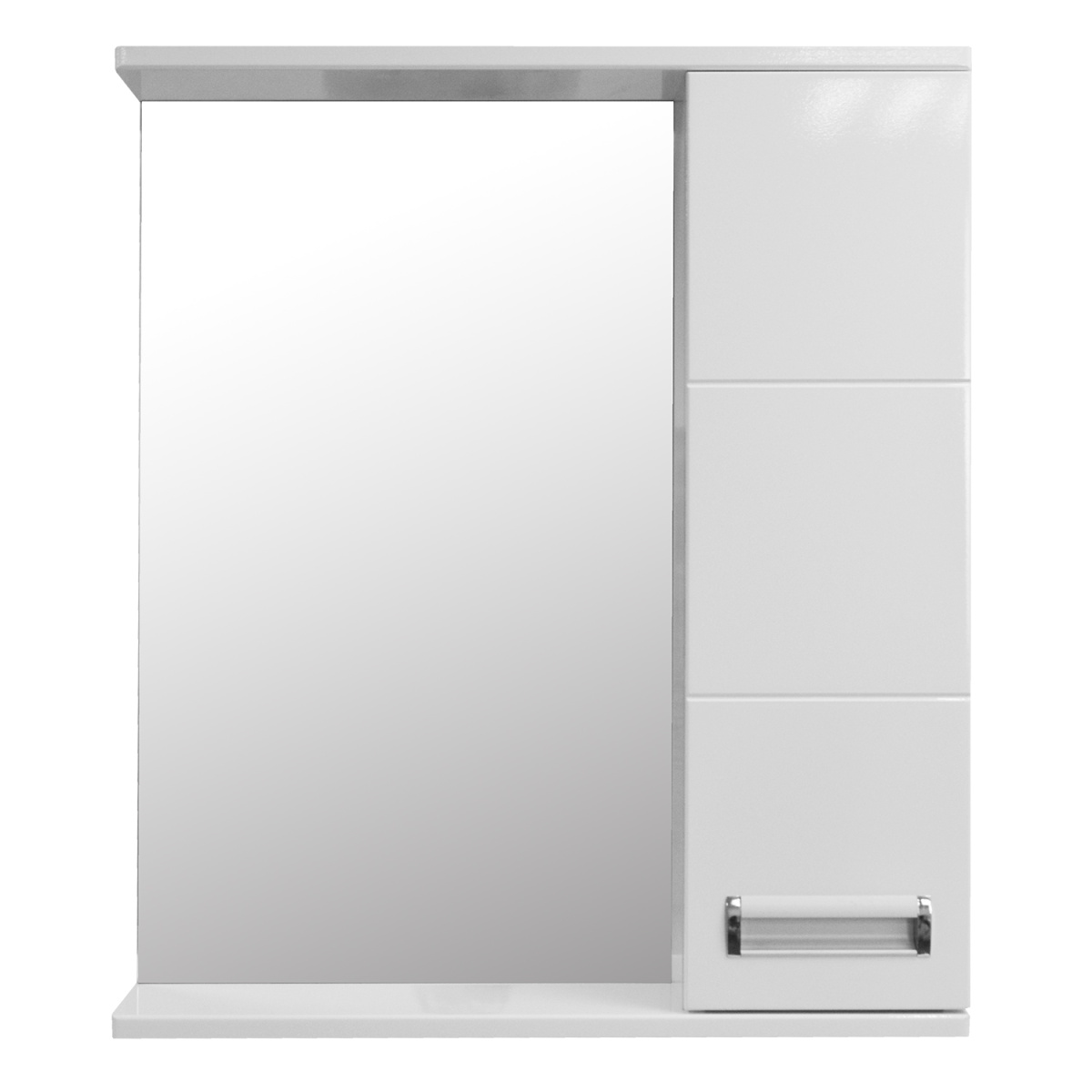 xxmofva56p5q359bbjdzkwgcr8spsfq1.jpg Зеркало-шкаф Loranto Дина 60, 600х700х140 правосторонний, белый