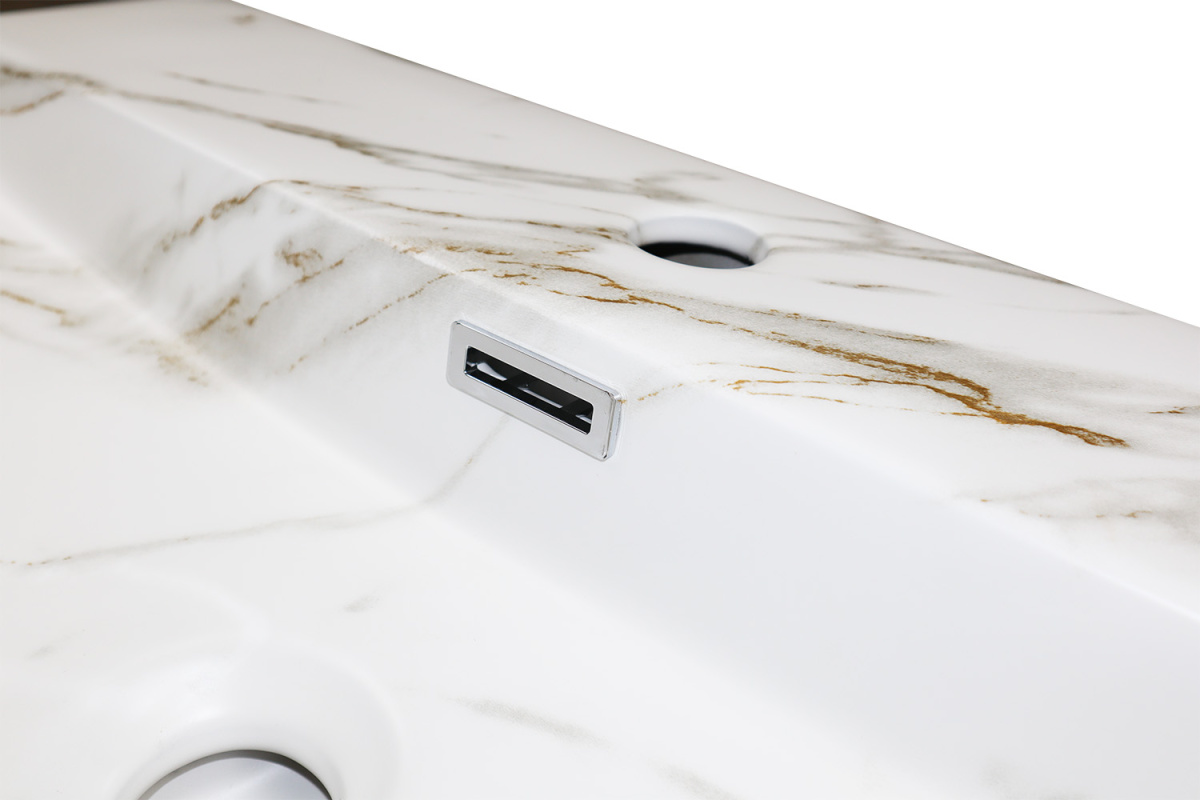 ydy1mw040g3wfsg5yf1vdb6twb12hc7y.jpg Раковина накладная Azario 600х420х120 прямоугольная, светлый мрамор