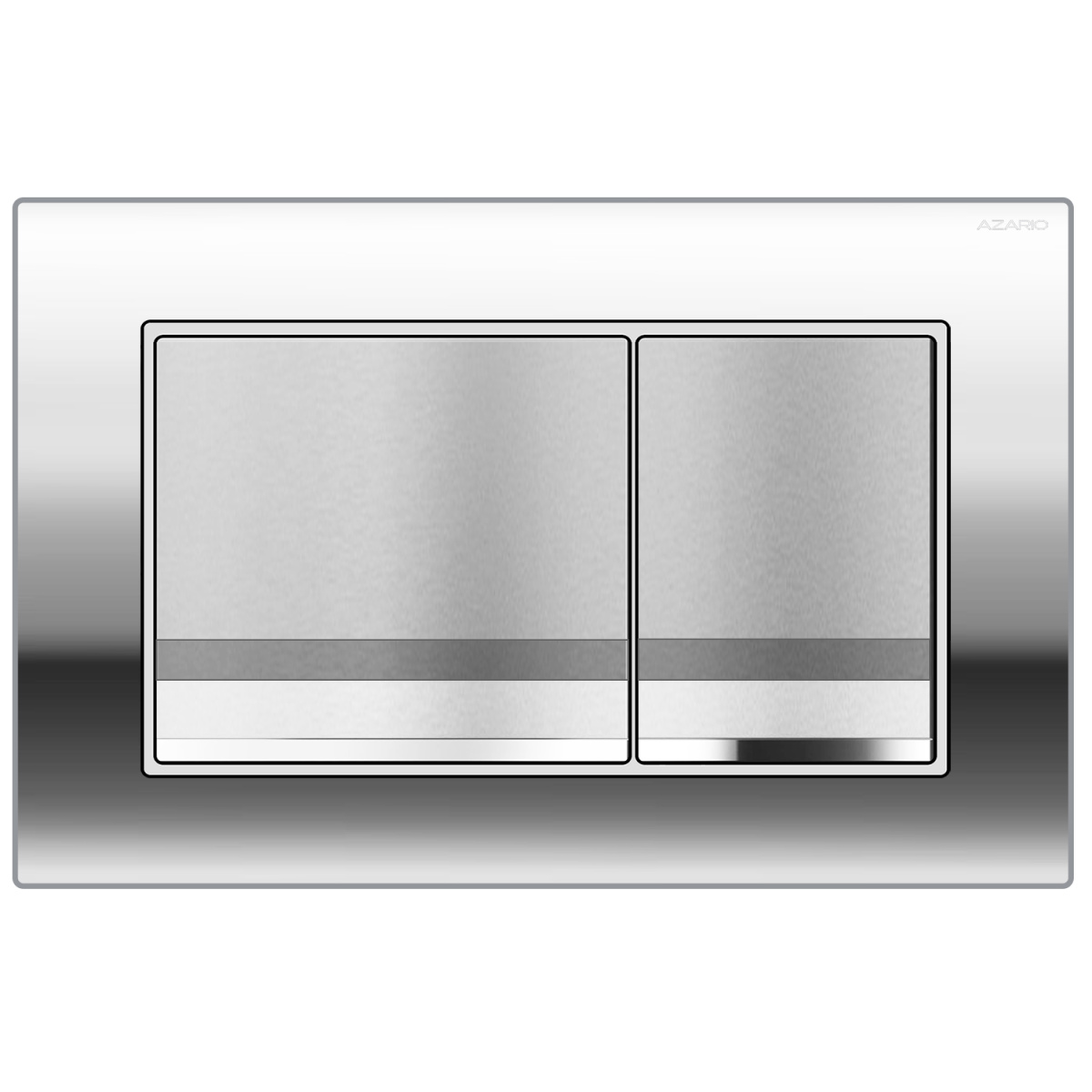 zc8rd92i8uvznsy0ppuau9t3chl4k5ps.jpg Кнопка смыва AZARIO NEW двойная, пластик, хром ()